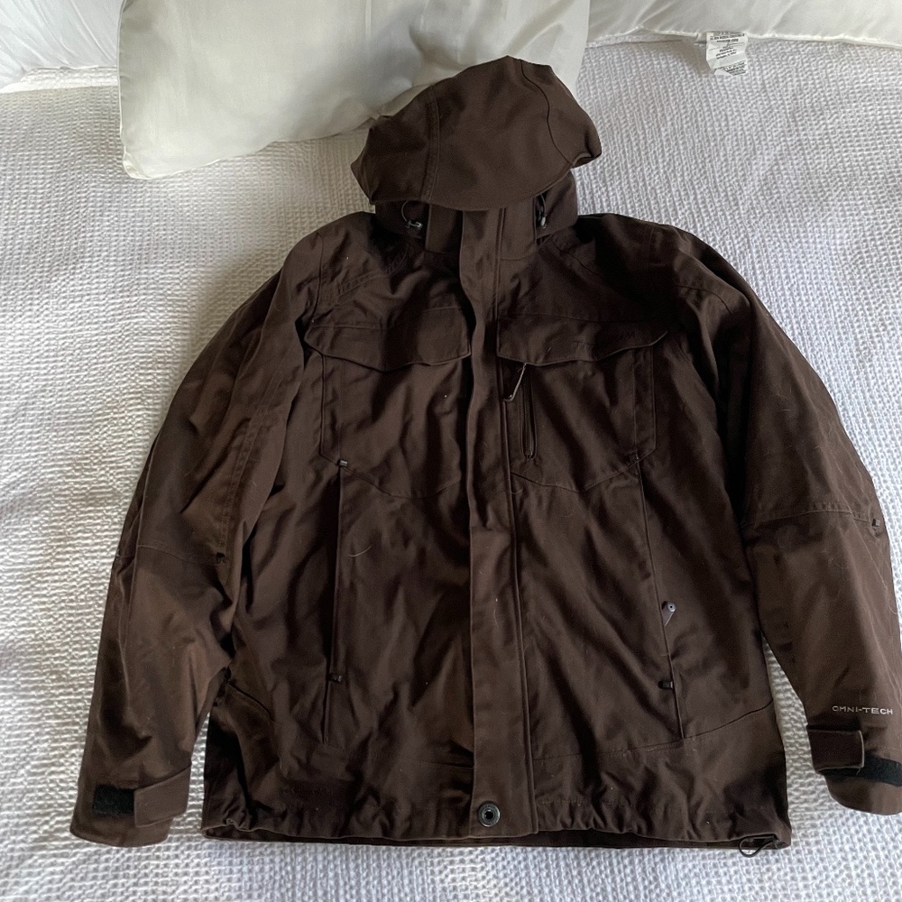 Columbia titanium jacket removable fleece M